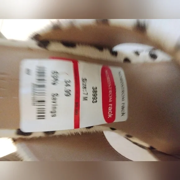 Crevo genuine calf hair Sandals. - Picture 5 of 5